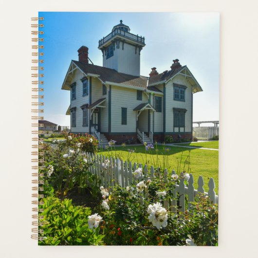 Point Fermin Leuchtturm Coastal Planner Foto Kunst Planer (Vorderseite)