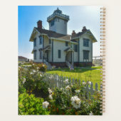 Point Fermin Leuchtturm Coastal Planner Foto Kunst Planer (Rückseite)