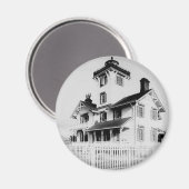 Point Fermin Lighthouse Magnet (Vorderseite/Rückseite)