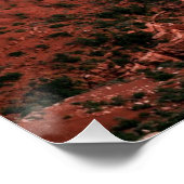 Point Imperial und Mount Hayden bei Sunset Poster (Ecke)