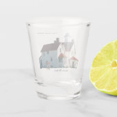Point Iroquois Leuchtturmglas Schnapsglas (Rückseite)