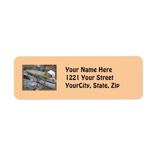 Point Jude Cape Codder Fishing Lure Address Label (Vorne)