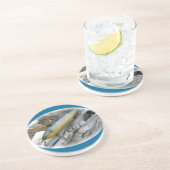 Point Jude Cape Codder Vintage Fischfang Lure Untersetzer (Seite)