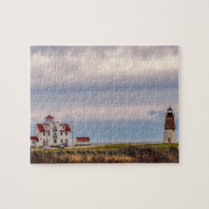 Point Judith Lighthouse auf Rhode Island Puzzle