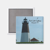 Point Judith Lighthouse Magnet (Vorderseite/Rückseite)