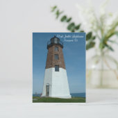 Point Judith Lighthouse Postcard Postkarte (Stehend Vorderseite)