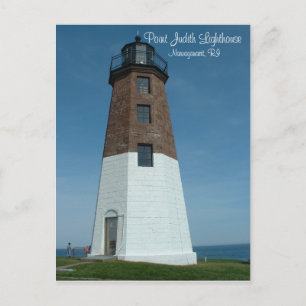 Point Judith Lighthouse Postcard Postkarte