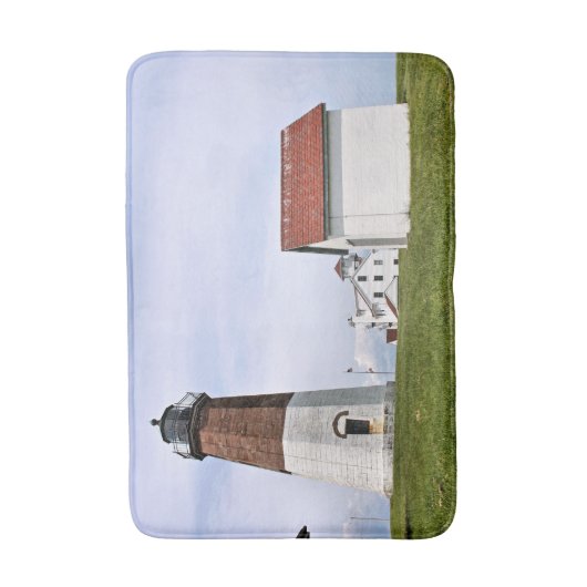 Point Judith Lighthouse, Rhode Island Bath Mat Badematte (Vorderseite Vertikal)