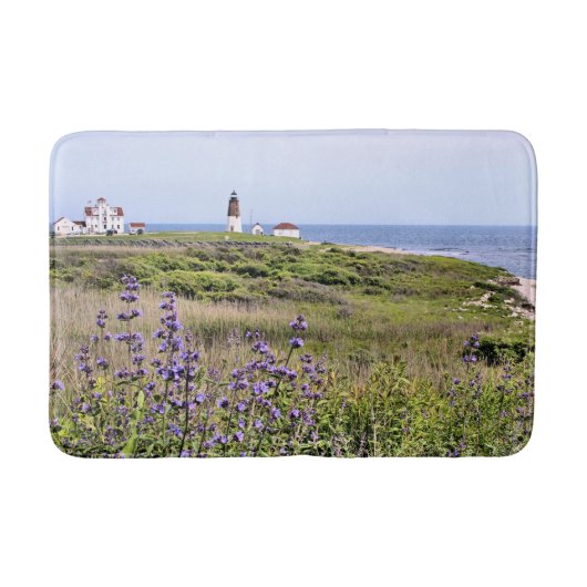 Point Judith Lighthouse, Rhode Island Bath Mat Badematte (Vorderseite)