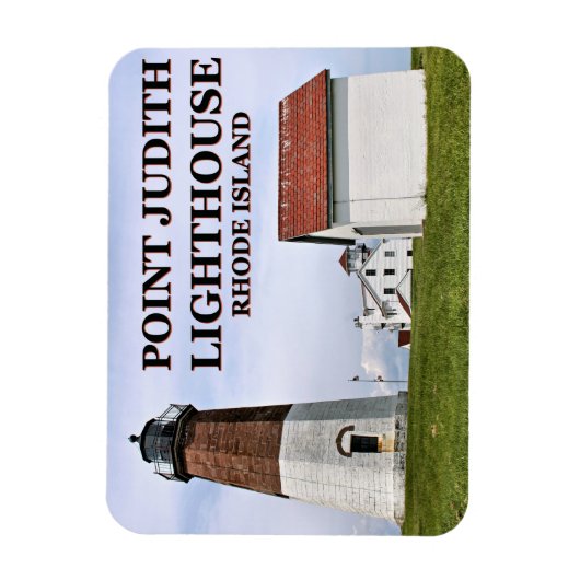 Point Judith Lighthouse, Rhode Island Flexi-Magnet Magnet (Vertikal)