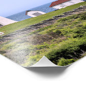 Point Judith Lighthouse, Rhode Island Foto Print (Ecke)