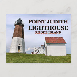 Point Judith Lighthouse, Rhode Island Postcard Postkarte