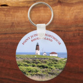 Point Judith Lighthouse, Rhode Island Schlüsselanh Schlüsselanhänger (Vorderseite)
