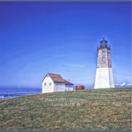 Point Judith Lighthouse, RI Aufkleber (Vorderseite)