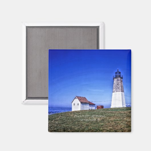 Point Judith Lighthouse, RI Magnet (Vorderseite/Rückseite)