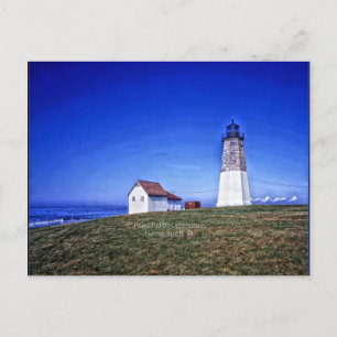 Point Judith Lighthouse, RI Postkarte
