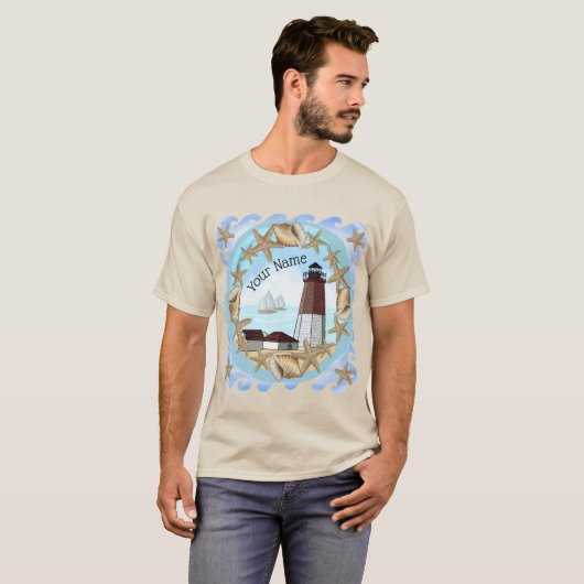 Point Judith Lighthouse T - Shirt (Vorne ganz)