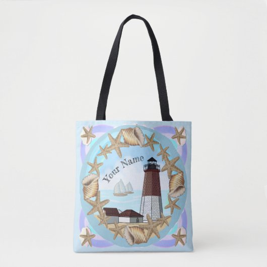 Point Judith Lighthouse Totbag Tasche (Vorderseite)