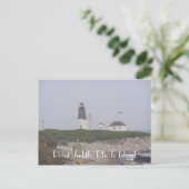 Point Judith, Rhode Island Postkarte (Stehend Vorderseite)