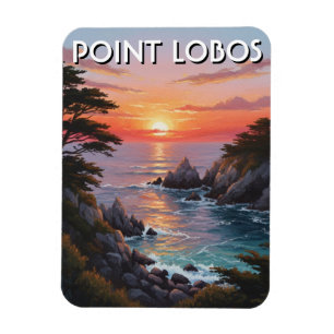 Point Lobos California Reise Magnet