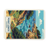 Point Lobos California Reise Magnet (Horizontal)