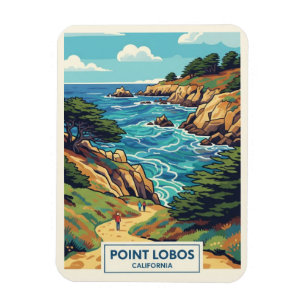 Point Lobos California Reise Magnet