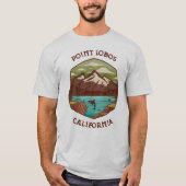 Point Lobos, California Staat Parks T-Shirt (Vorderseite)