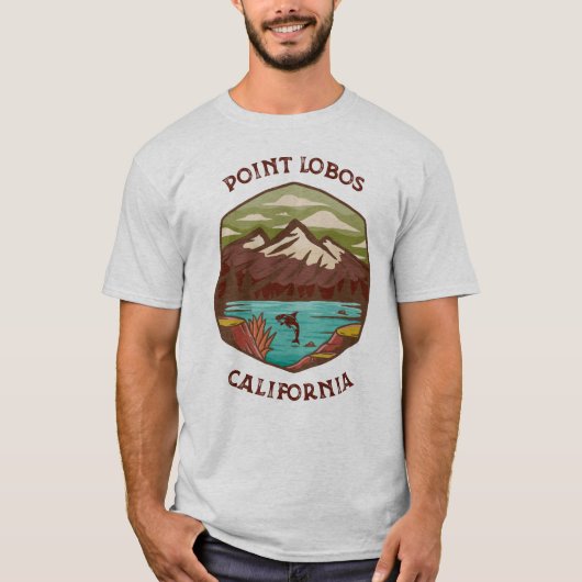 Point Lobos, California Staat Parks T-Shirt (Vorderseite)