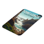 Point Lobos California Vintage Magnet (Linke Seite)