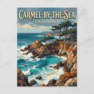 Point Lobos Kalifornien Postkarte