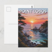 Point Lobos Kalifornien Reise Postkarte (Vorne/Hinten)