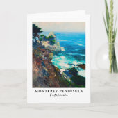 Point Lobos Monterey Halbinsel California Seascape Karte (Vorderseite)