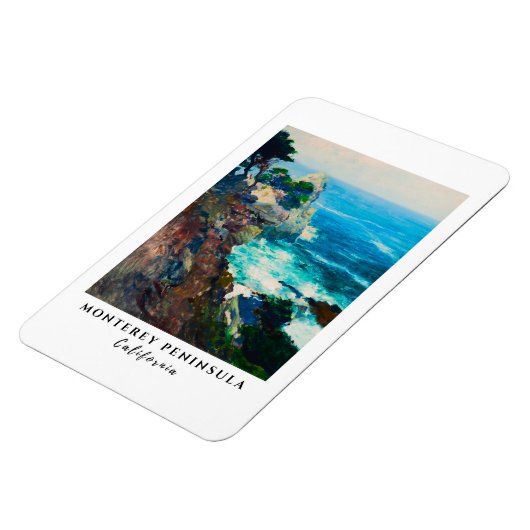 Point Lobos Monterey Halbinsel California Seascape Magnet (Linke Seite)