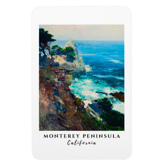 Point Lobos Monterey Halbinsel California Seascape Magnet (Vertikal)