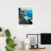 Point Lobos Monterey Halbinsel California Seascape Poster (Heimbüro)