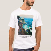 Point Lobos Monterey Halbinsel California Seascape T-Shirt (Vorderseite)