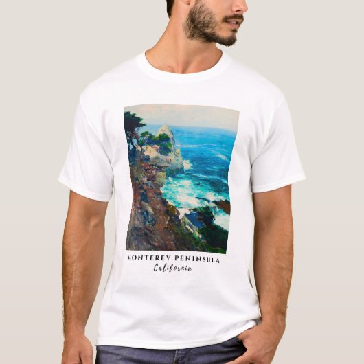 Point Lobos Monterey Halbinsel California Seascape T-Shirt (Vorderseite)