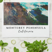 Point Lobos Monterey Halbinsel Kalifornien Küste Geschirrtuch (Gefaltet)