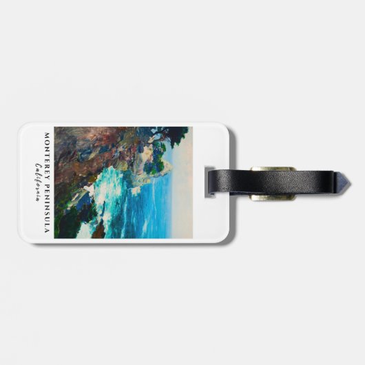 Point Lobos Monterey Halbinsel Küste Kalifornien Gepäckanhänger (Rückseite horizontal)