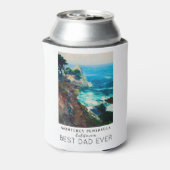 Point Lobos Monterey Peninsula California Best Dad Dosenkühler (Kanne Rückseite)