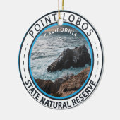 Point Lobos Staat Natural Reserve California Abzei Keramik Ornament (Links)