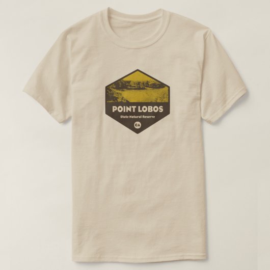 Point Lobos State Natural Reserve California T-Shirt (Design vorne)