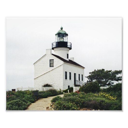 Point Loma Lighthouse Fotodruck (Vorne)