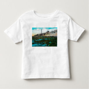 Point Loma und Leuchtturm bei Ebbe Kleinkind T-shirt