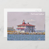 Point Lookout Lighthouse Postkarte (Vorne/Hinten)