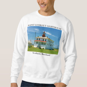 Point Lookout Lighthouse, Schottland Maryland Sweatshirt