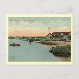 Point Lookout, Long Island, NY Vintage-Postkarte Postkarte