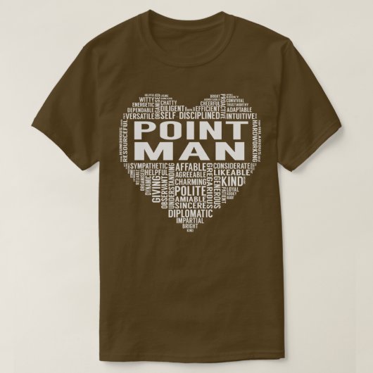 Point Man Heart T-Shirt (Design vorne)
