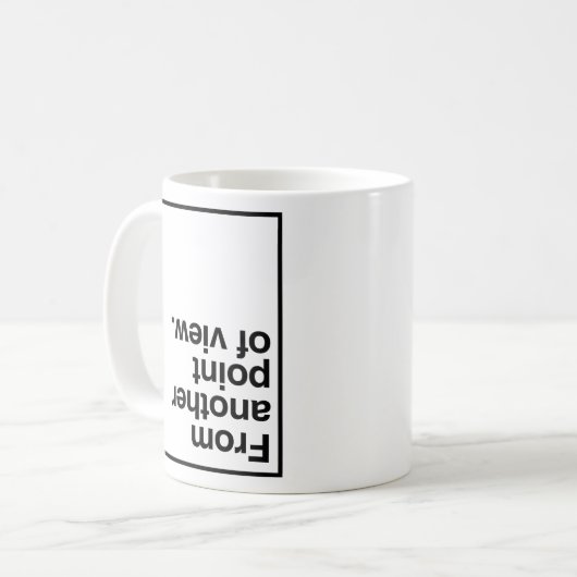 Point Of View zerteilt Kaffeetasse (Vorderseite Links)