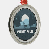 Point Pelee Nationalpark Deer Ornament Aus Metall (Rechts)